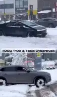 Karlı Yolda TOGG ve Tesla Karşılaştırması: Sonuç Şaşırtıcı!